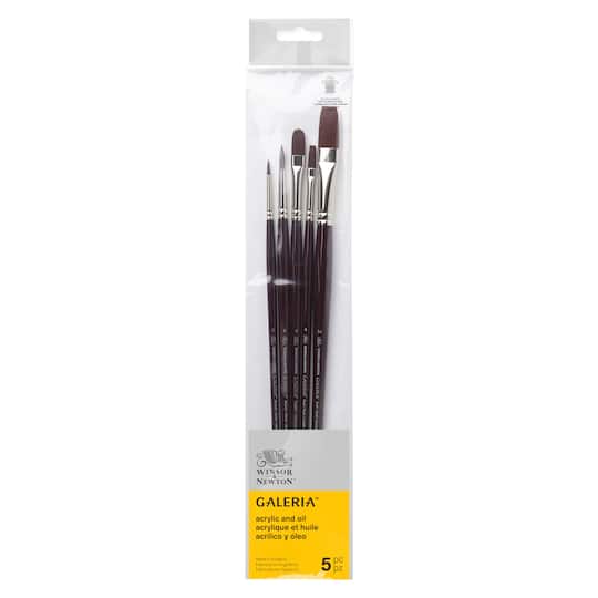 Winsor & Newton™ Galeria™ Long Handle Piece Brush Set